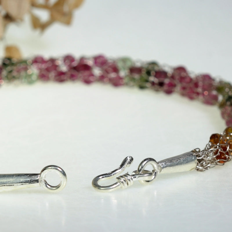 Necklace Energy with tourmalines - fine