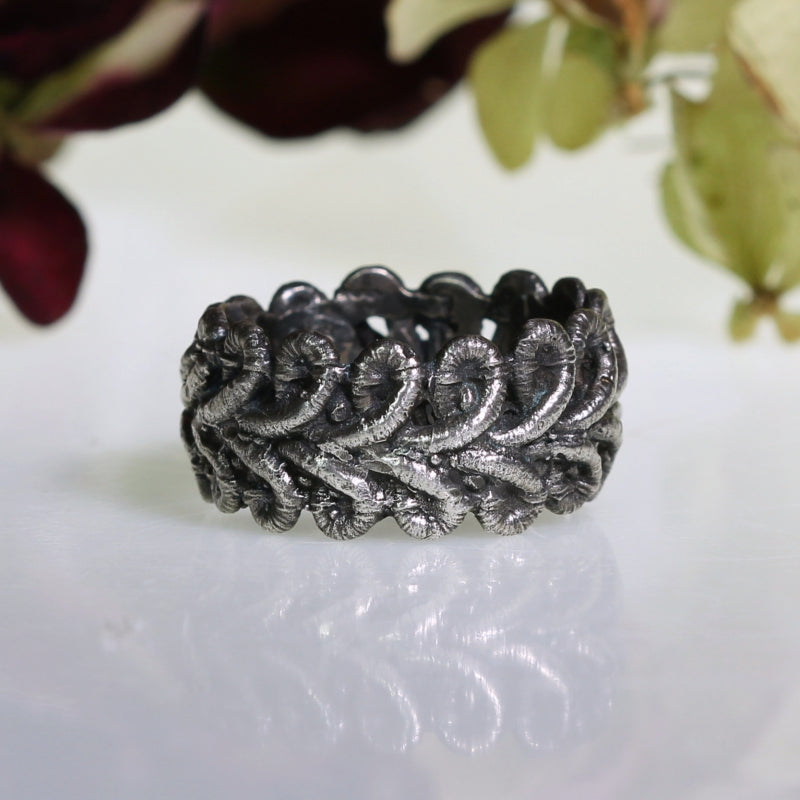 Silver Lace ring