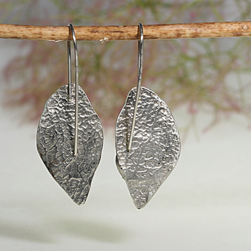 Earrings Drop with rainbow moonstone