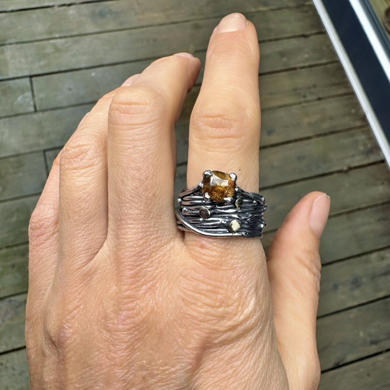 Wide ring Galaxy with sphene
