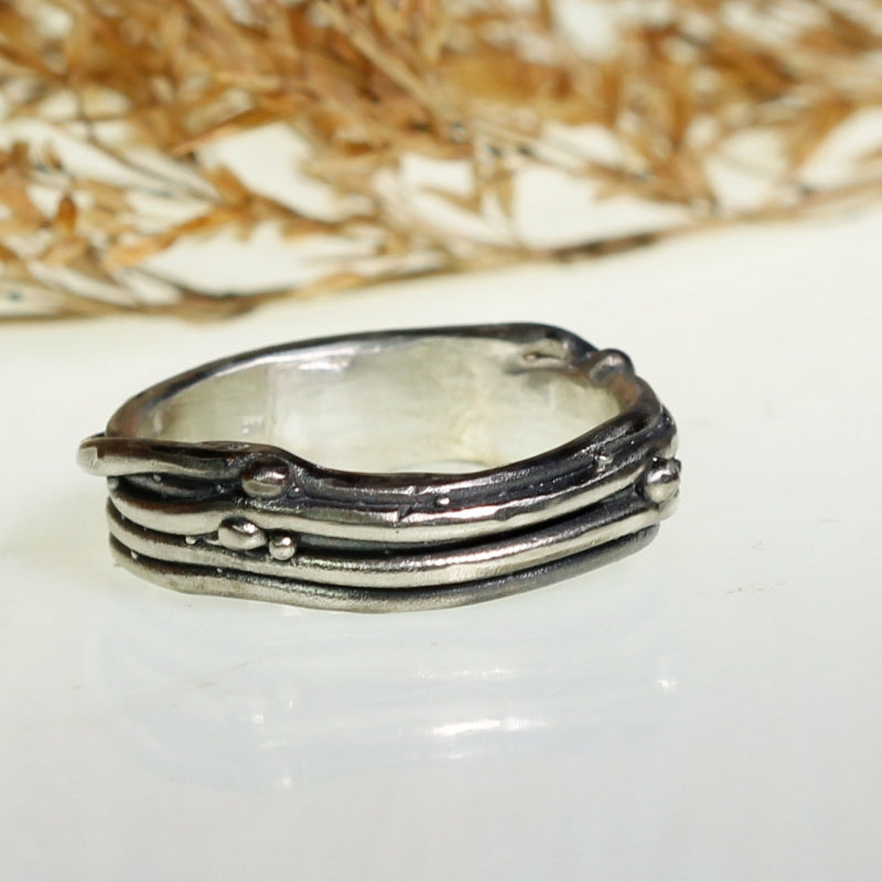 Sterling silver Galaxy ring - thin