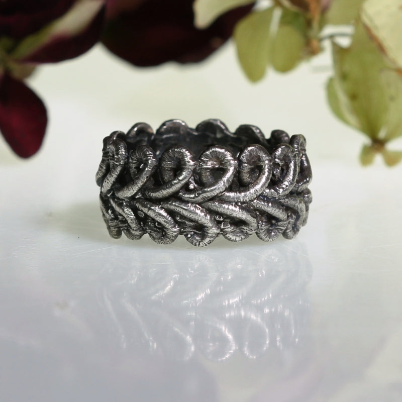 Silver Lace ring