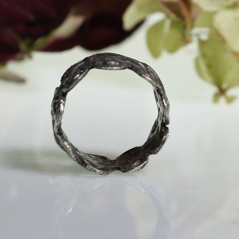 Ring Lace massive oxidize