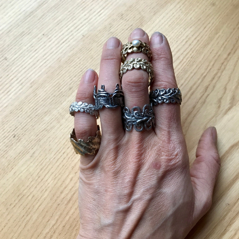 Silver Lace ring