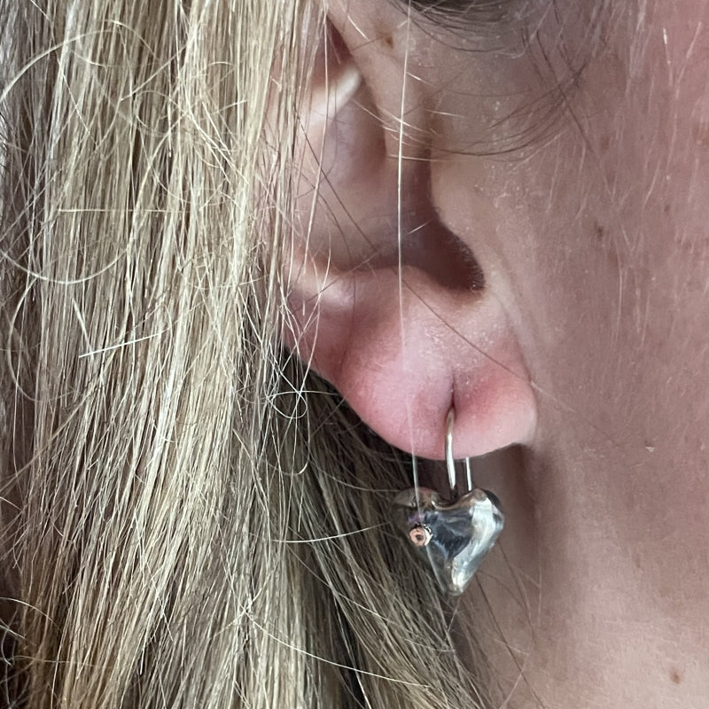 Simply metals earrings - heart