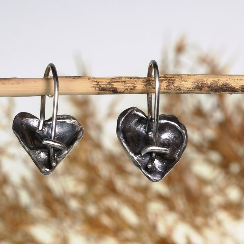 Simply metals earrings - heart