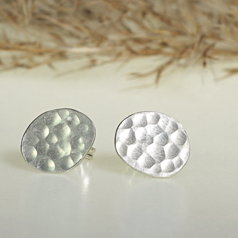 Bigger stud oval earrings Harmony