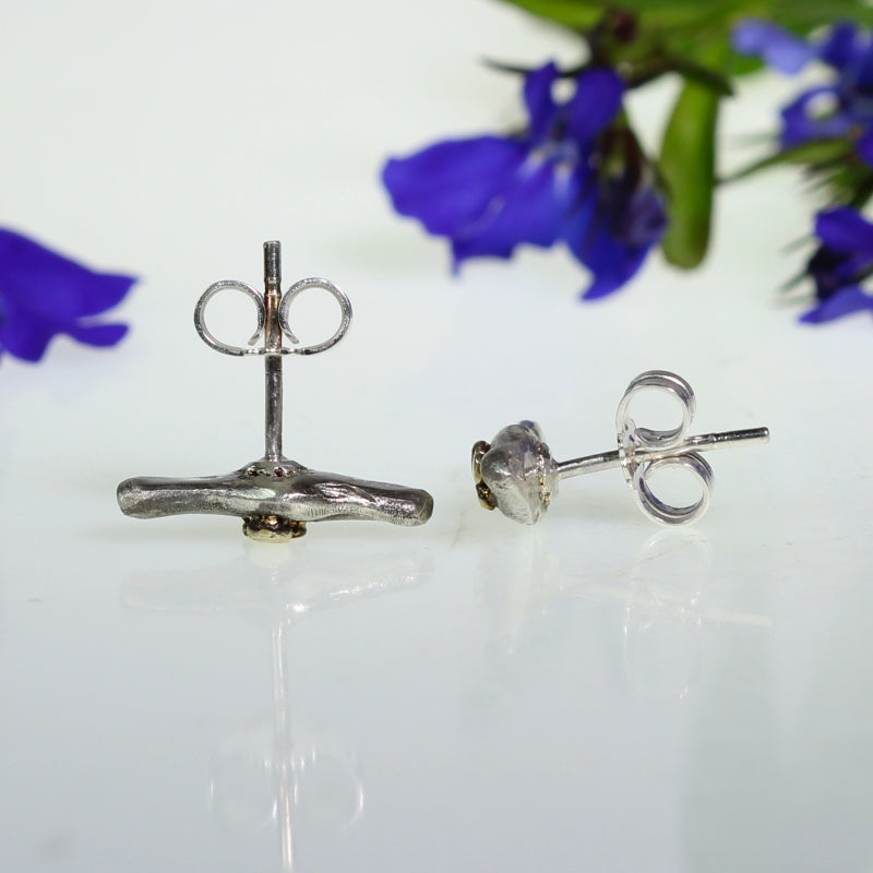 Stud earrings Simply metals elongated