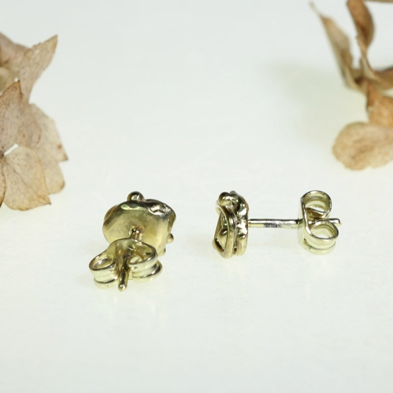 Stud Galaxy gold earrings