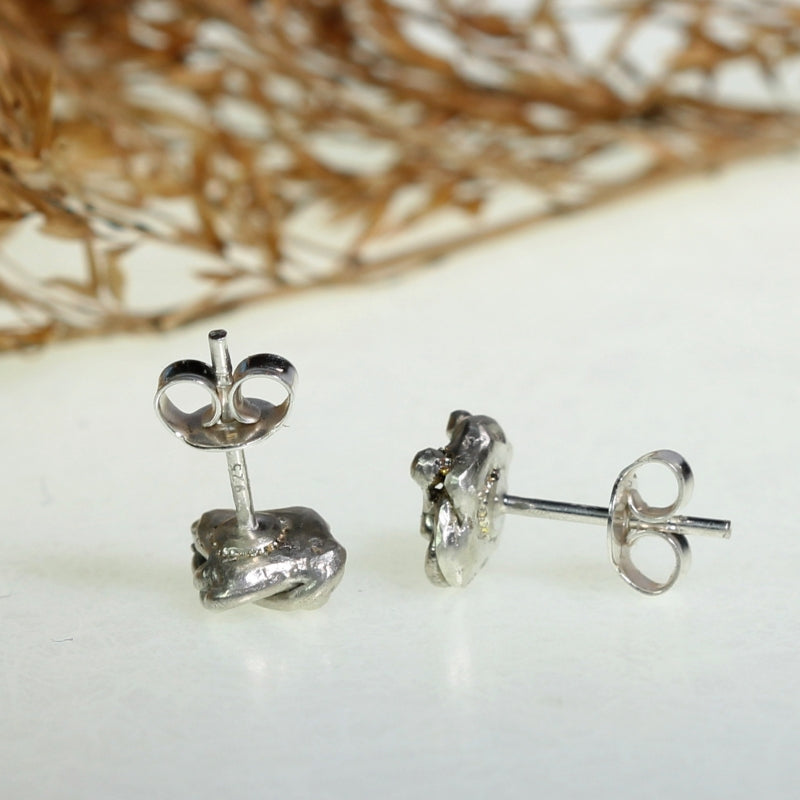 Stud sterling silver Galaxy earrings